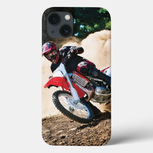 Motocross rijder gooit kussen Case-Mate iPhone case (Achterkant)