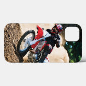 Motocross rijder gooit kussen Case-Mate iPhone case (Achterkant (horizontaal))