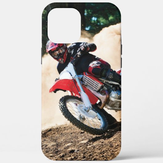 Motocross rijder gooit kussen Case-Mate iPhone case (Achterkant)