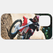 Motocross rijder gooit kussen Case-Mate iPhone case (Achterkant (horizontaal))