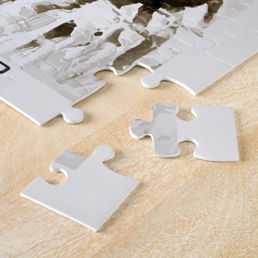 Motocross rijder legpuzzel (Zijkant)