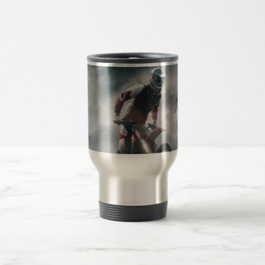 Motocross rijder reisbeker (Center)