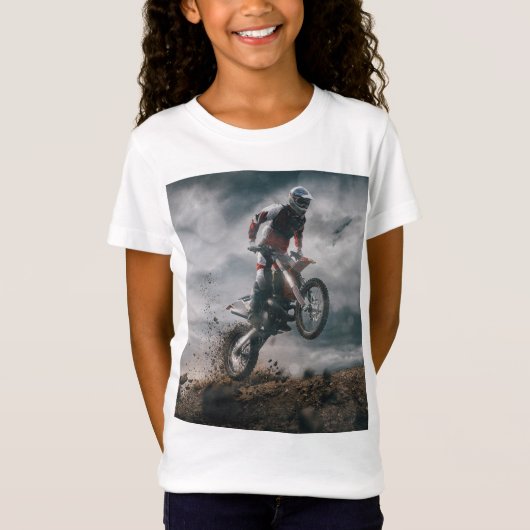 Motocross rijder t-shirt (Voorkant)