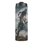 Motocross rijder thermosbeker (Voorkant)