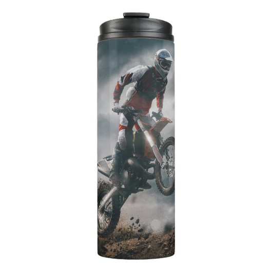 Motocross rijder thermosbeker (Voorkant)