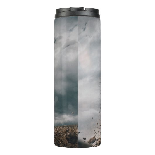 Motocross rijder thermosbeker (Achterkant)