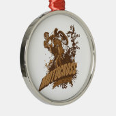 Motocross Rocks. Metalen Ornament (Rechts)