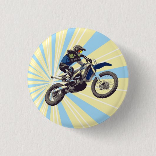Motocross Ronde Button 3,2 Cm (Voorkant)