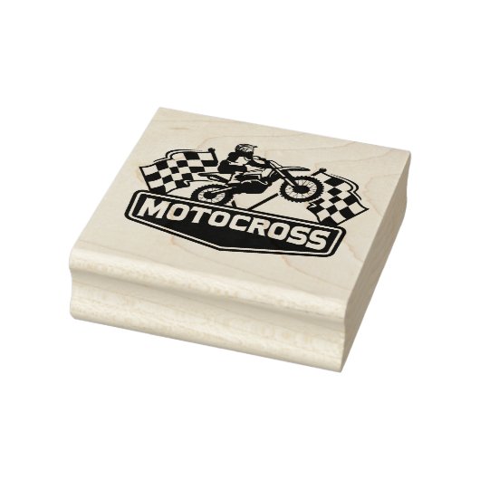 Motocross Rubber Stamp Rubberstempel (Stempel)