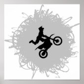 Motocross-scriptstijl Poster (Voorkant)