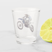 Motocross Shot Glas (Achterkant)