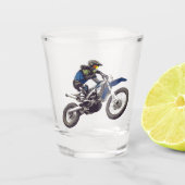 Motocross Shot Glas (Voorkant)