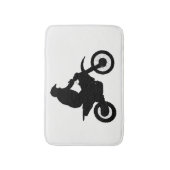 Motocross Silhouette Badmat (Voorkant Verticaal)