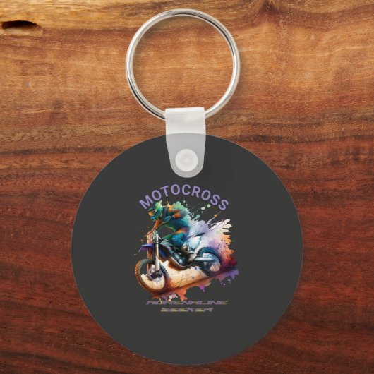 Motocross Sleutelhanger (Achterkant)