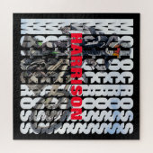 Motocross Sports Dirt Biker Persoonlijk Legpuzzel (Horizontaal)