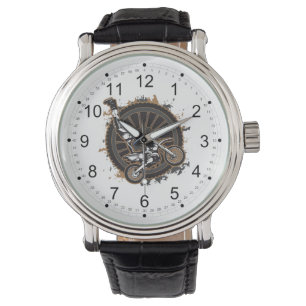 Motocross Stunt Horloge