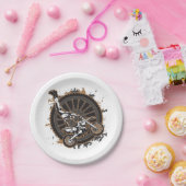 Motocross Stunt Papieren Bordje (Feest)