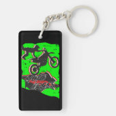 Motocross Stunt Sleutelhanger (achterkant)