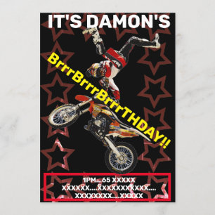 MOTOCROSS SUPERCROSS MOTORBIKE KAART