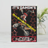 MOTOCROSS SUPERCROSS MOTORFIETS KAART (Staand voorkant)