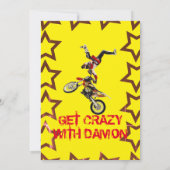 MOTOCROSS SUPERCROSS MOTORFIETS KAART (Achterkant)