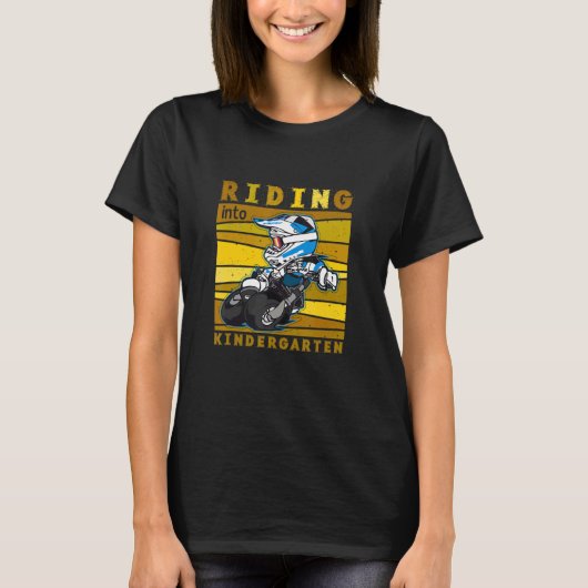 Motocross terug naar school t-shirt (Voorkant)
