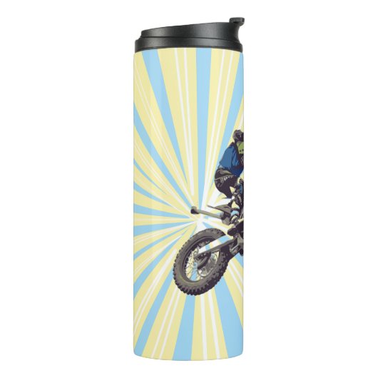 Motocross Thermosbeker (Gedraaid links)