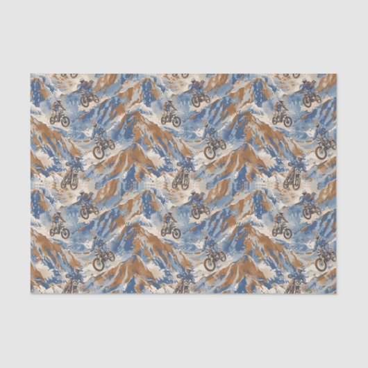 Motocross Tissuepapier (Voorkant)