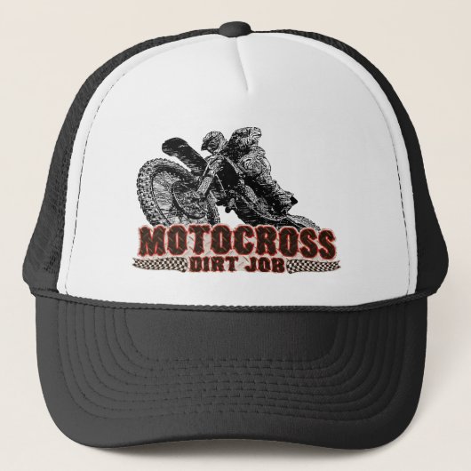 Motocross Trucker Pet (Voorkant)