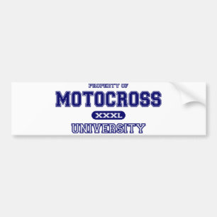 Motocross University Bumpersticker