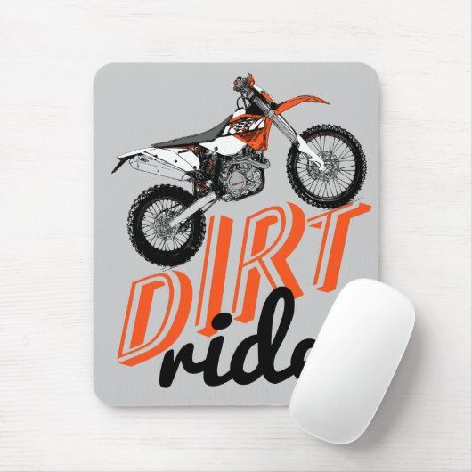 Motocross-verslaafde Muismat (Met muis)