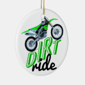 Motocross-verslaafden Keramisch Ornament (Rechts)