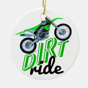 Motocross-verslaafden Keramisch Ornament