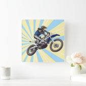 Motocross Vierkante Klok (Huis)