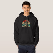 Motocross Vintage Dirt Bike Retro Pullover (Voorkant volledig)