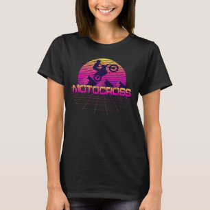 Motocross Vintage Vrouwen Motorfiets Jongens Motor T-shirt
