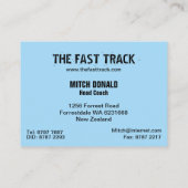 Motocross Visitekaartje (Achterkant)