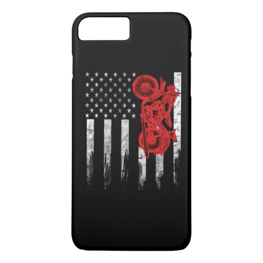 Motocross-vlag Case-Mate iPhone Case (Achterkant)