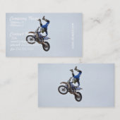 Motocross vliegend hoog visitekaartje (Voorkant / Achterkant)