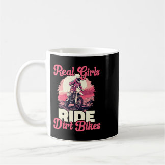 Motocross Vrouw Echt Meisjes Ride Vuilfietsen 6 Koffiemok