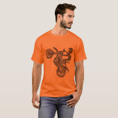 Motocross-waanzin T-shirt (Voorkant volledig)
