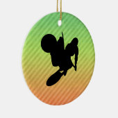 Motocross Whip Keramisch Ornament (Rechts)