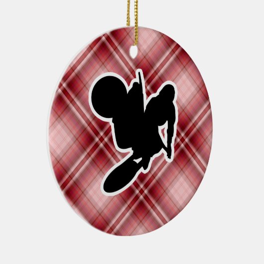 Motocross Whip Keramisch Ornament (Rechts)