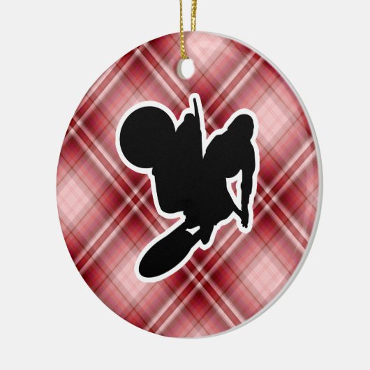 Motocross Whip Keramisch Ornament (Links)