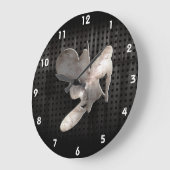 Motocross Whip; Koel zwart Grote Klok (Hoek)