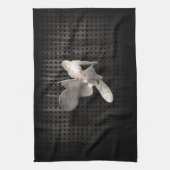 Motocross Whip; Koel zwart Theedoek (Verticaal)