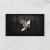 Motocross Whip; Koel zwart Visitekaartje (Achterkant)