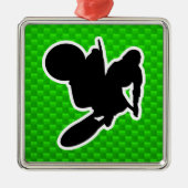 Motocross Whip Metalen Ornament (Voorkant)