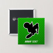 Motocross Whip Vierkante Button 5,1 Cm (Voorkant /achterkant)