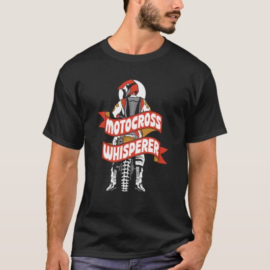 Motocross Whisperer Rider Riding Biking T-shirt (Voorkant)